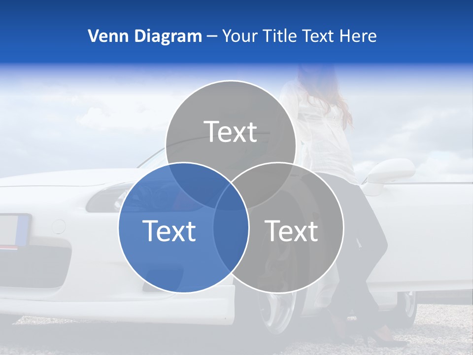 Person Vehicle Drive PowerPoint Template
