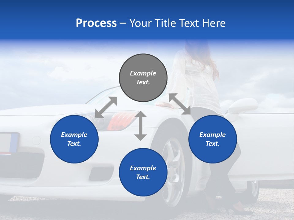 Person Vehicle Drive PowerPoint Template
