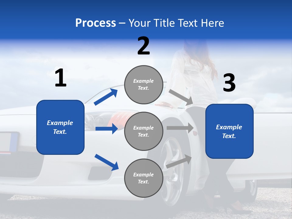 Person Vehicle Drive PowerPoint Template