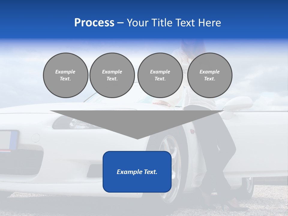 Person Vehicle Drive PowerPoint Template