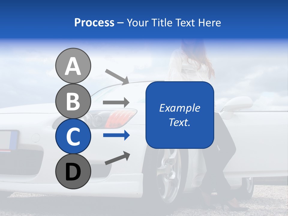 Person Vehicle Drive PowerPoint Template