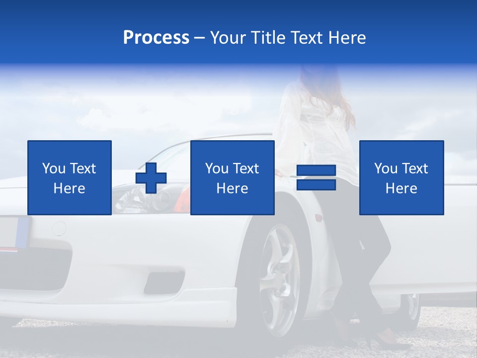 Person Vehicle Drive PowerPoint Template