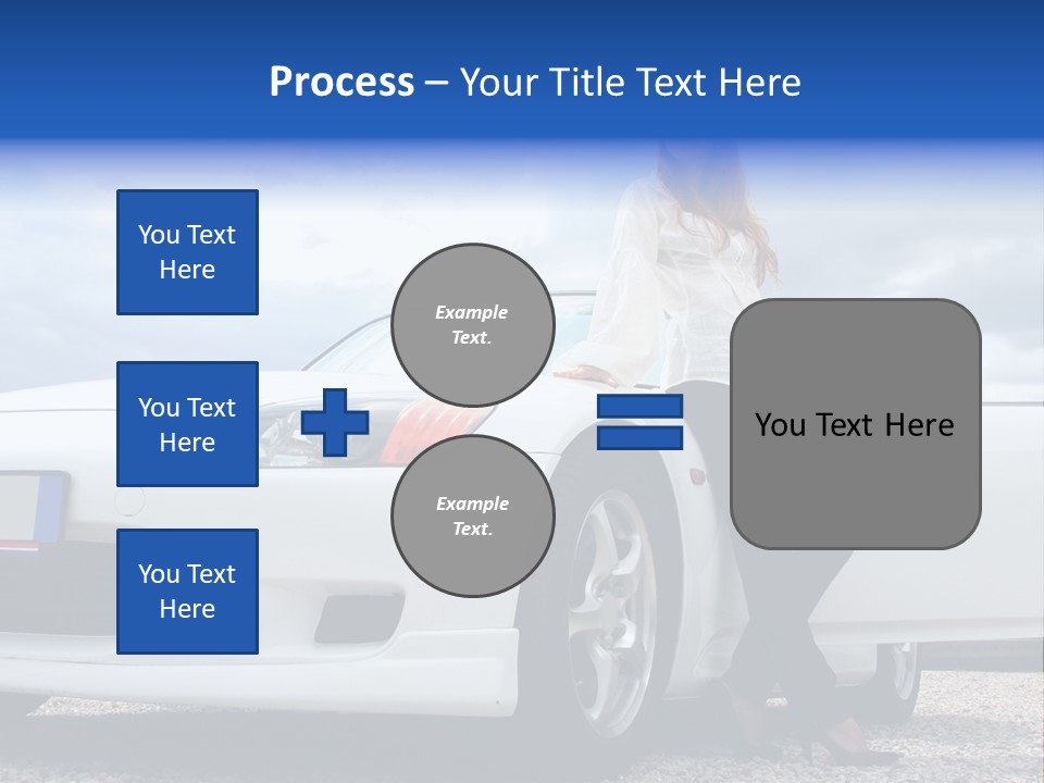 Person Vehicle Drive PowerPoint Template