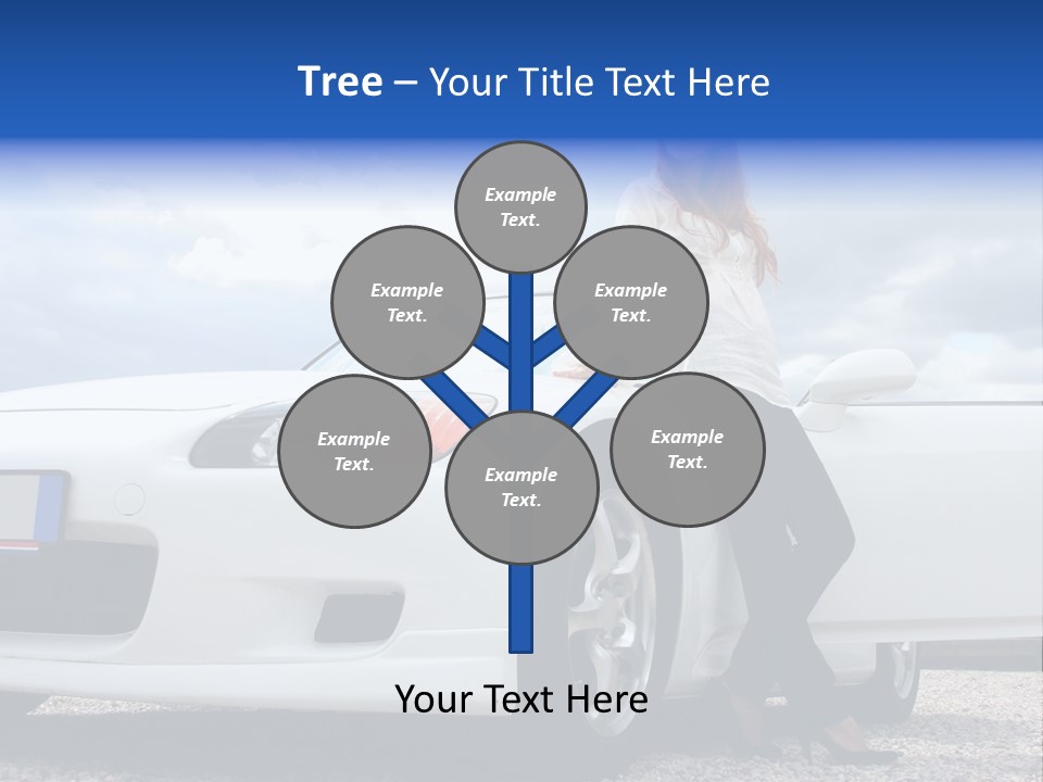 Person Vehicle Drive PowerPoint Template