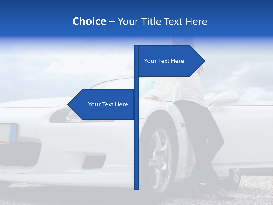 Person Vehicle Drive PowerPoint Template