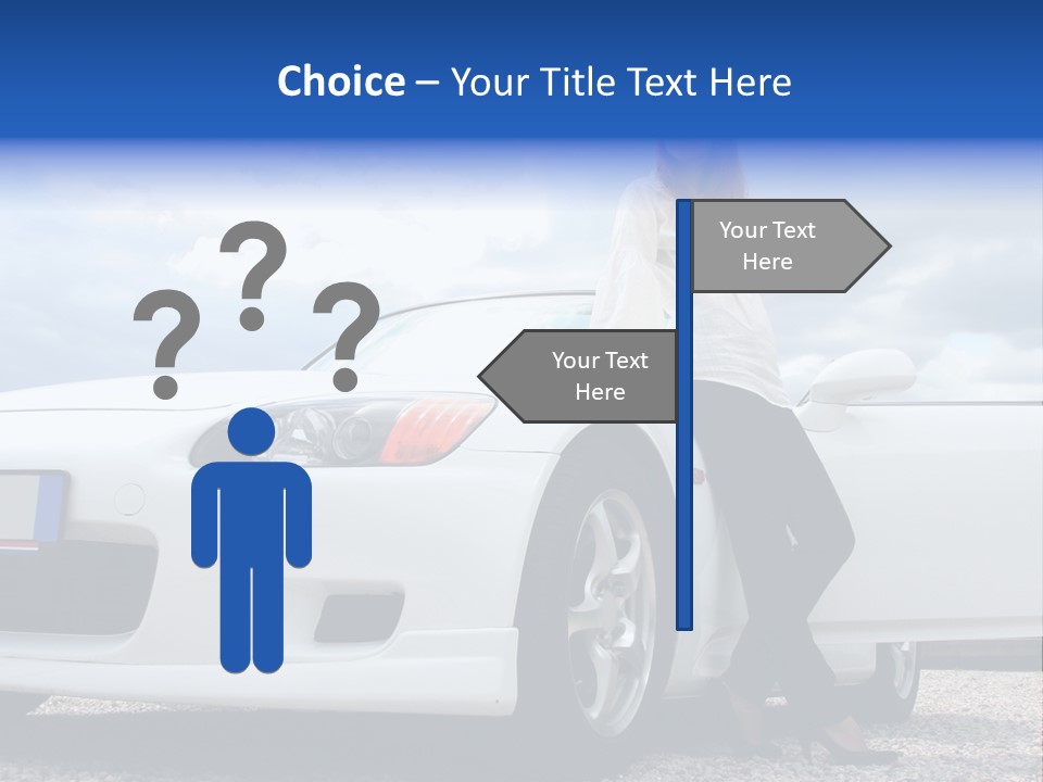 Person Vehicle Drive PowerPoint Template