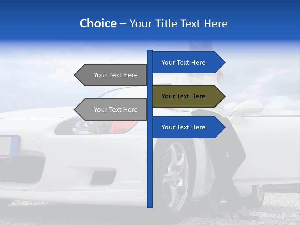 Person Vehicle Drive PowerPoint Template