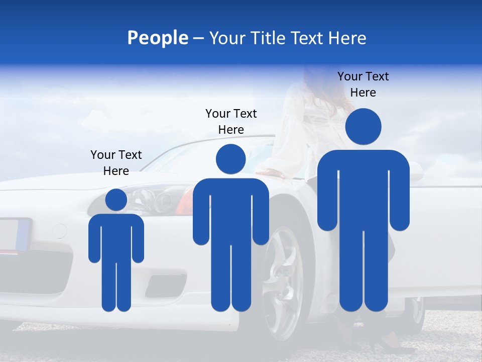 Person Vehicle Drive PowerPoint Template