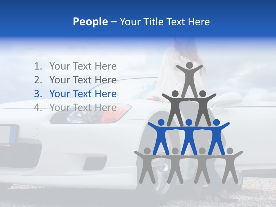 Person Vehicle Drive PowerPoint Template