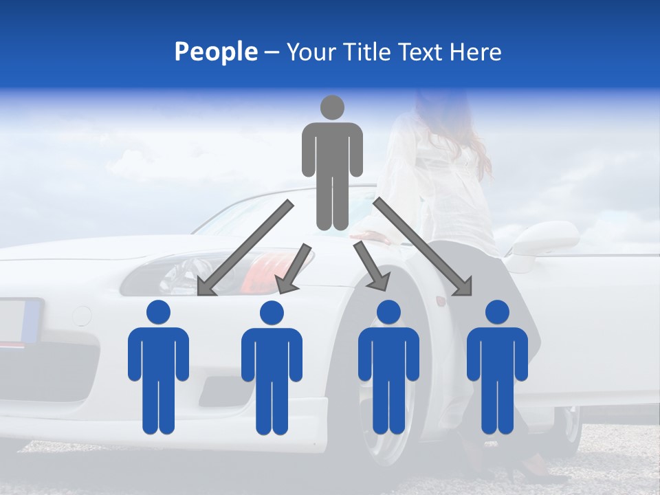 Person Vehicle Drive PowerPoint Template