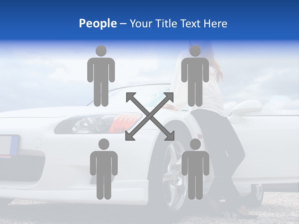 Person Vehicle Drive PowerPoint Template
