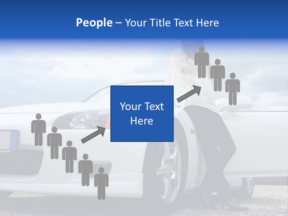Person Vehicle Drive PowerPoint Template
