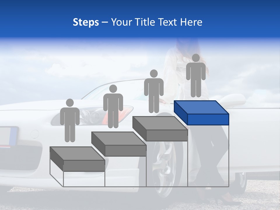 Person Vehicle Drive PowerPoint Template