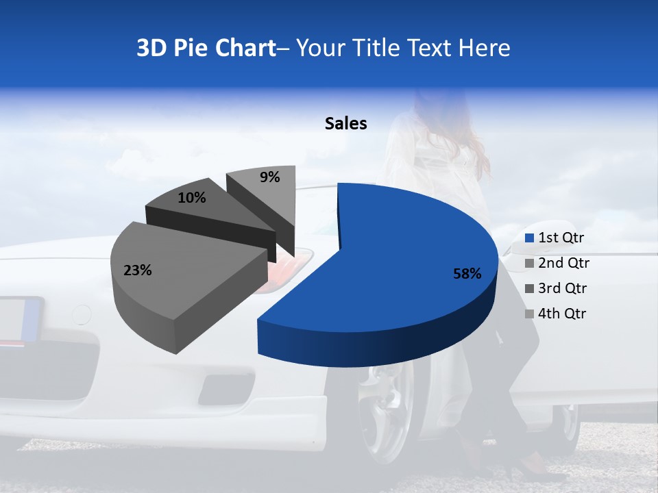 Person Vehicle Drive PowerPoint Template