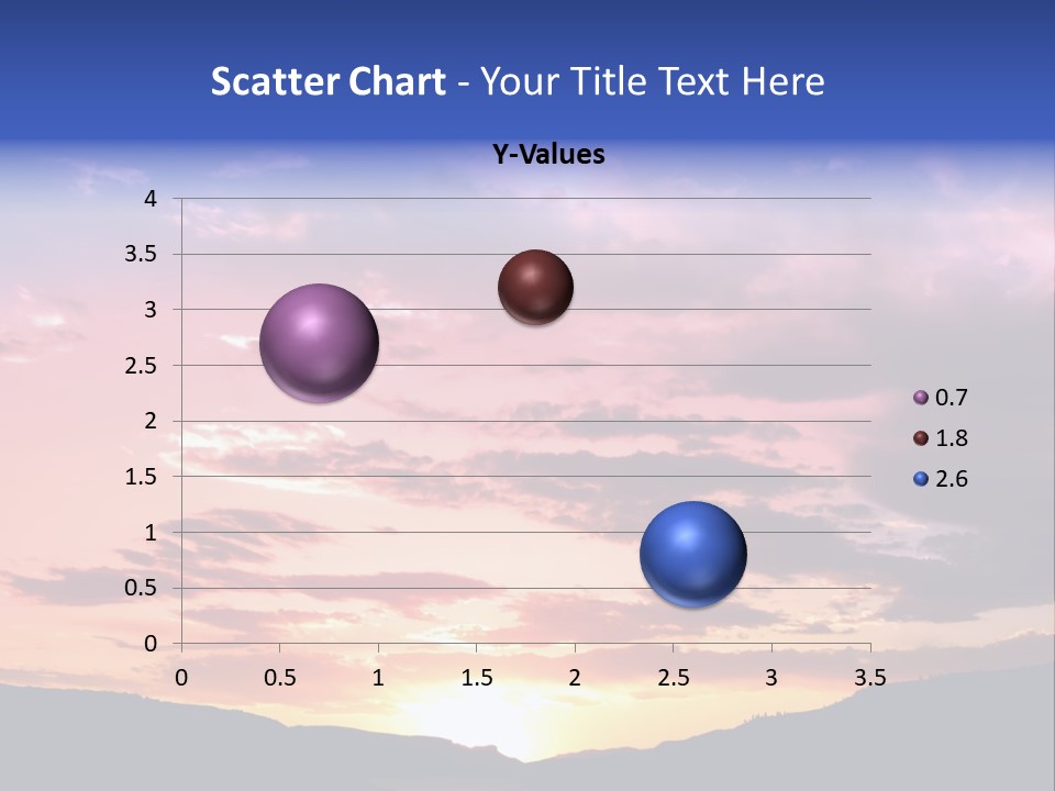 Orange Watergunnison Foothills PowerPoint Template