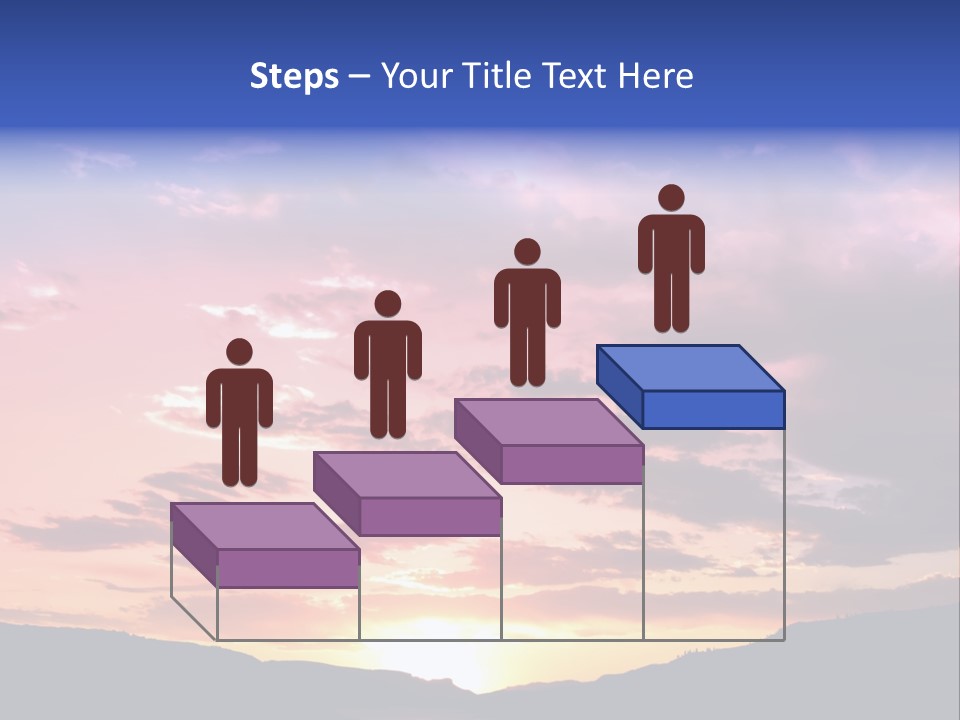 Orange Watergunnison Foothills PowerPoint Template