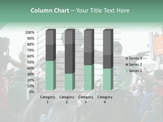 A Group Of People Standing Around Each Other PowerPoint Template