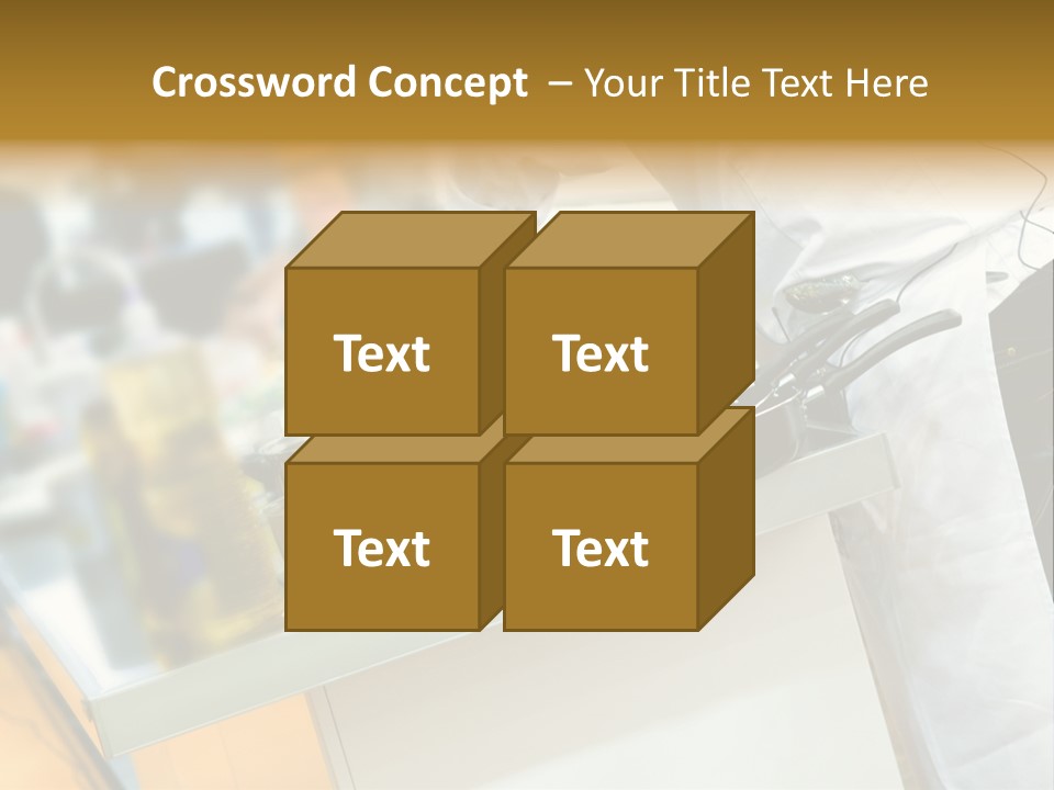 A Chef Is Preparing Food In A Kitchen PowerPoint Template