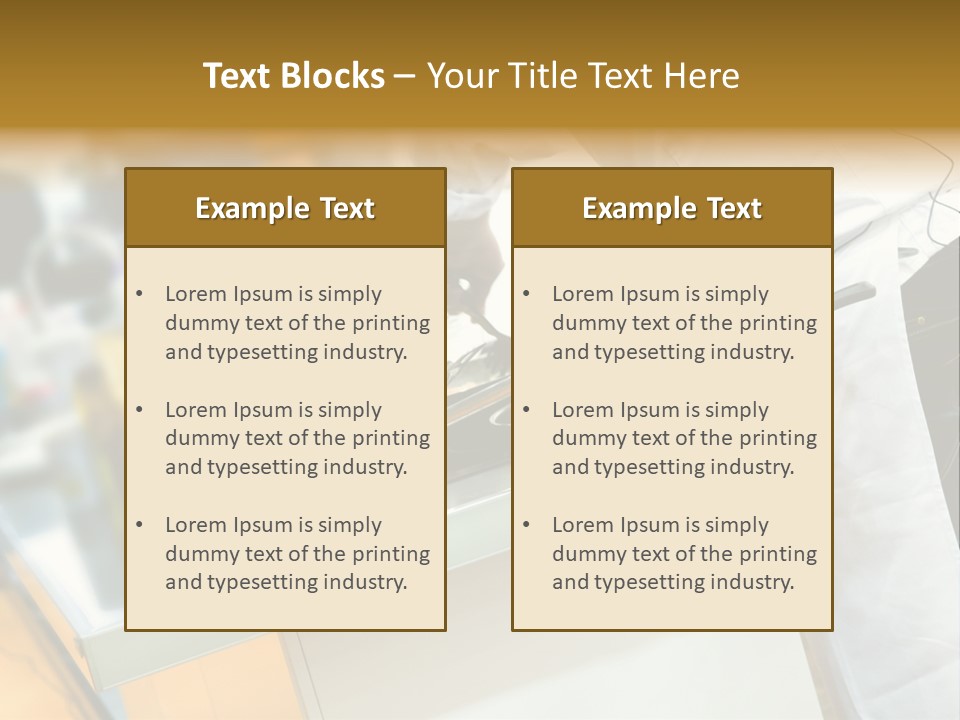 A Chef Is Preparing Food In A Kitchen PowerPoint Template