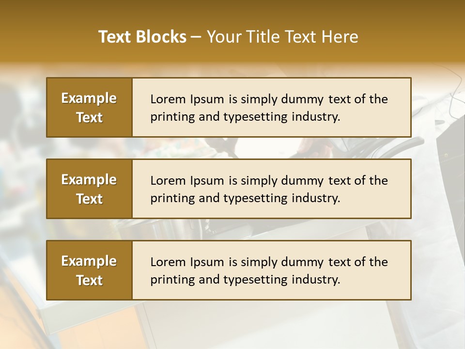 A Chef Is Preparing Food In A Kitchen PowerPoint Template