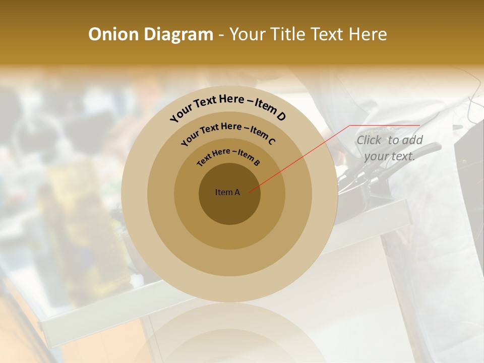 A Chef Is Preparing Food In A Kitchen PowerPoint Template
