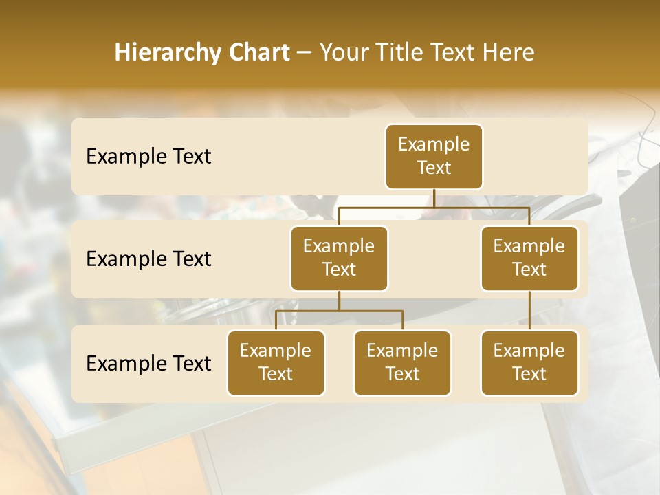 A Chef Is Preparing Food In A Kitchen PowerPoint Template