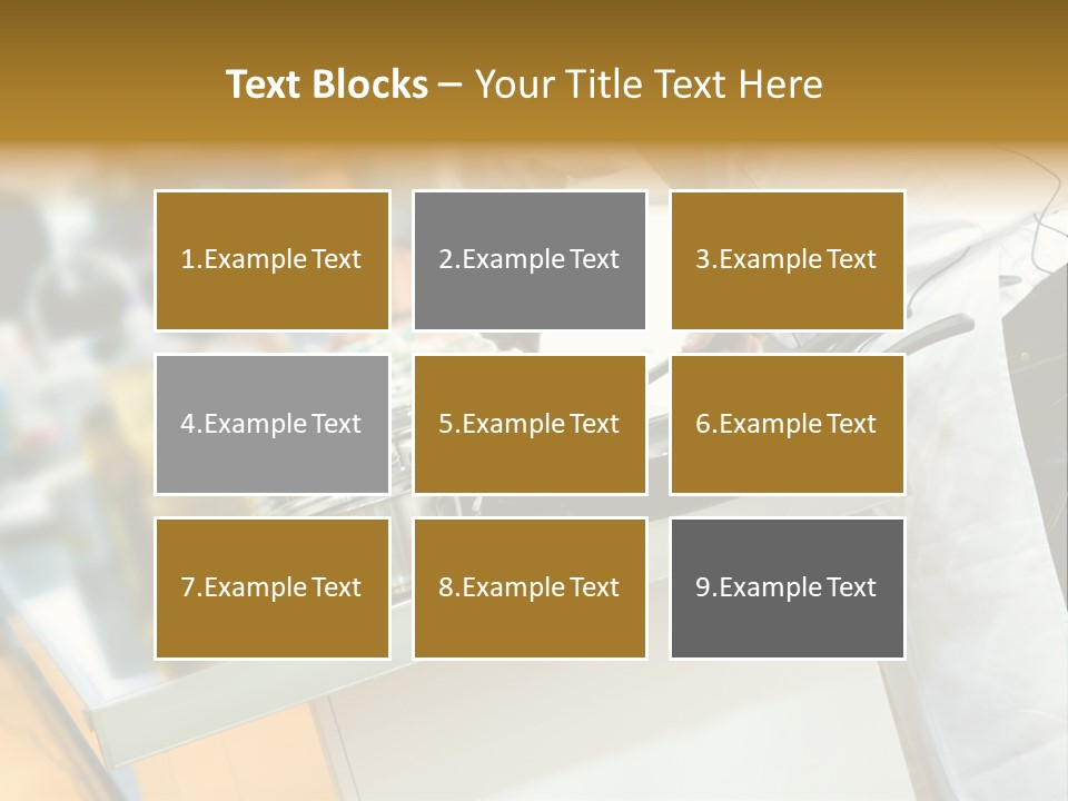 A Chef Is Preparing Food In A Kitchen PowerPoint Template