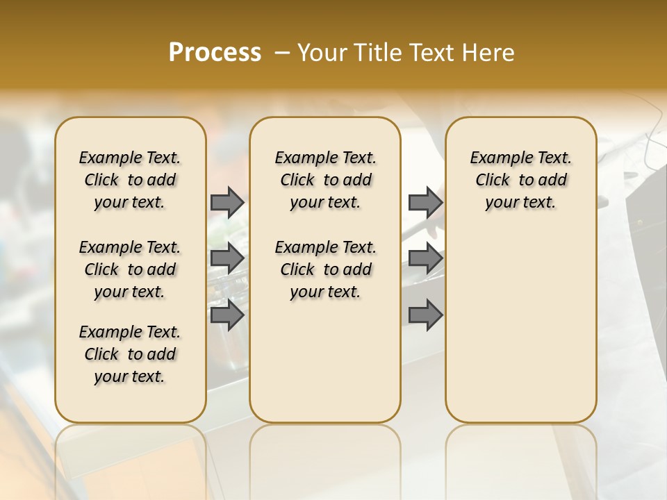 A Chef Is Preparing Food In A Kitchen PowerPoint Template