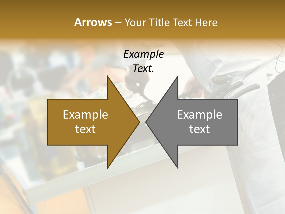 A Chef Is Preparing Food In A Kitchen PowerPoint Template
