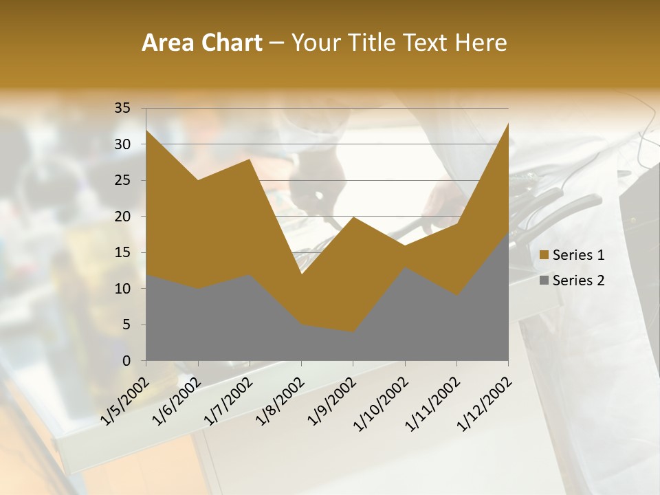 A Chef Is Preparing Food In A Kitchen PowerPoint Template