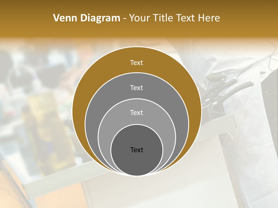 A Chef Is Preparing Food In A Kitchen PowerPoint Template
