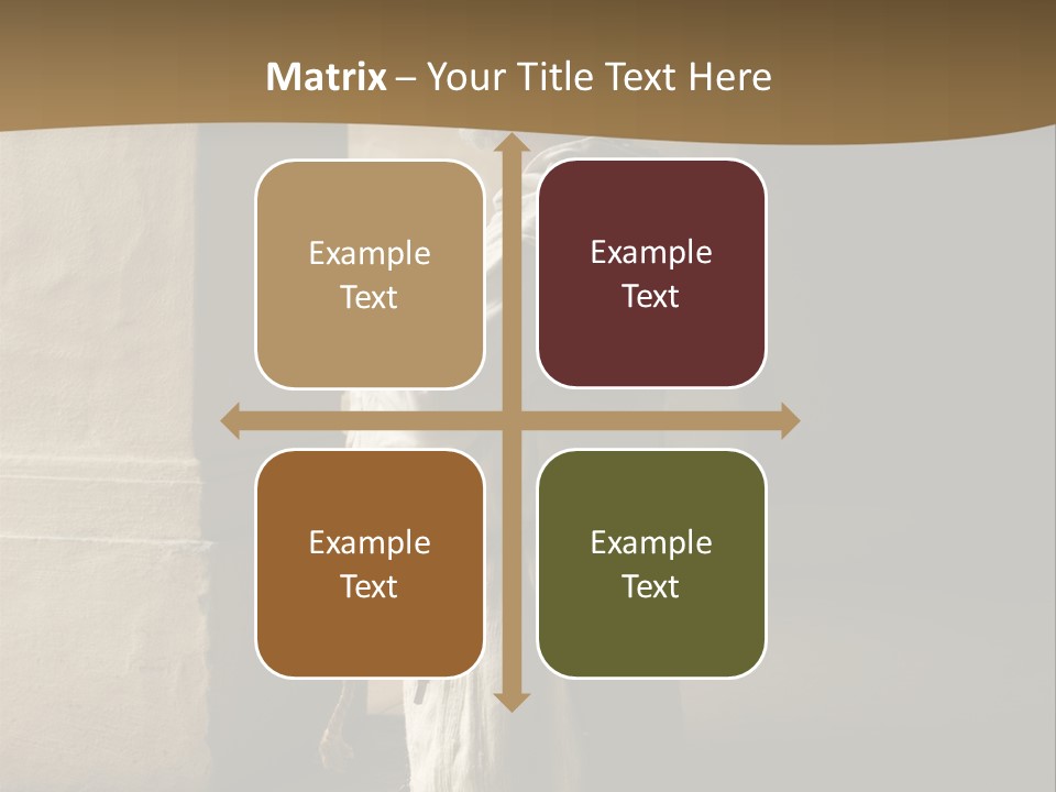 A Man Sitting On The Ground In Front Of A Building PowerPoint Template