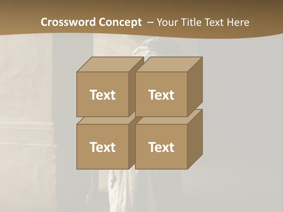 A Man Sitting On The Ground In Front Of A Building PowerPoint Template