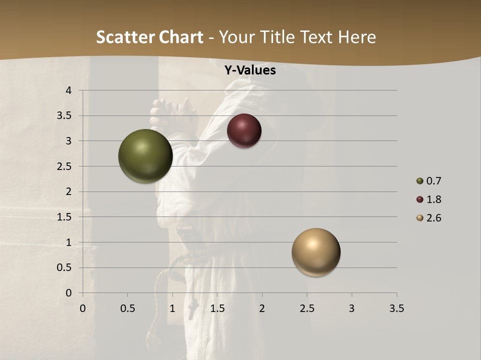 A Man Sitting On The Ground In Front Of A Building PowerPoint Template