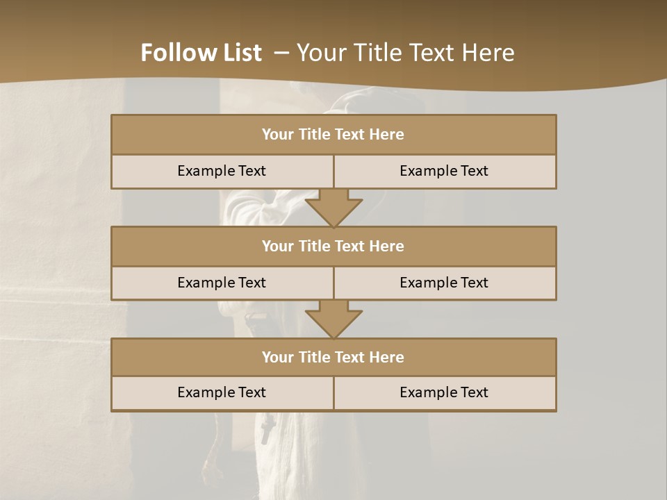 A Man Sitting On The Ground In Front Of A Building PowerPoint Template