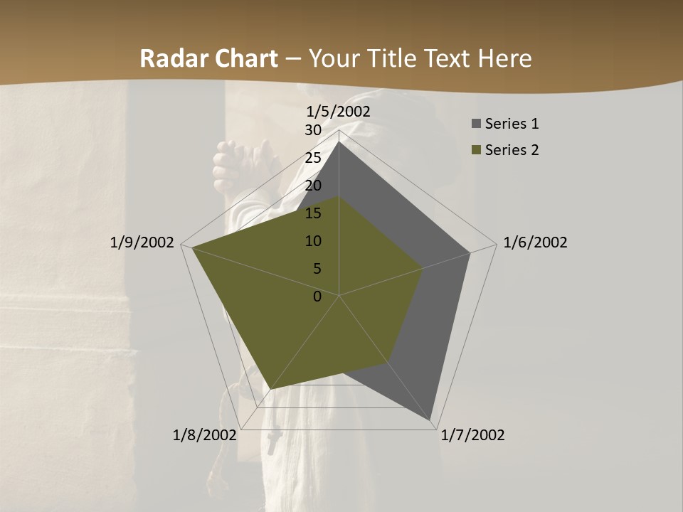 A Man Sitting On The Ground In Front Of A Building PowerPoint Template