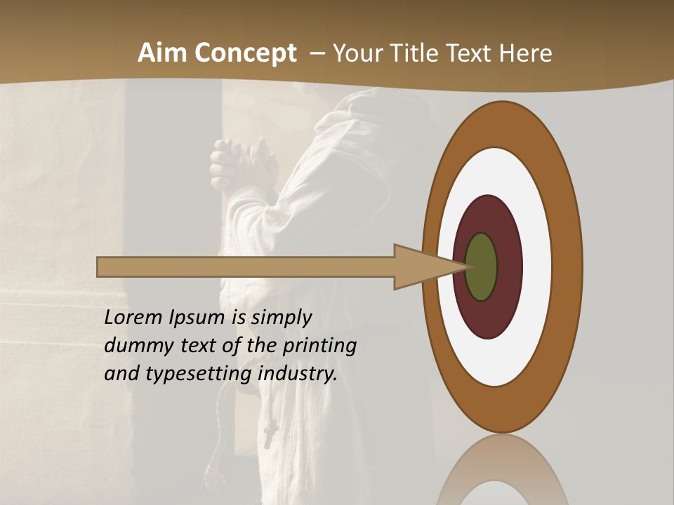 A Man Sitting On The Ground In Front Of A Building PowerPoint Template