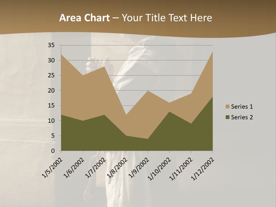 A Man Sitting On The Ground In Front Of A Building PowerPoint Template