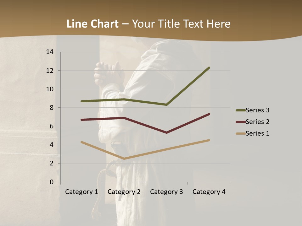 A Man Sitting On The Ground In Front Of A Building PowerPoint Template