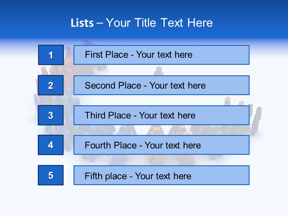A Group Of People Standing In A Circle PowerPoint Template