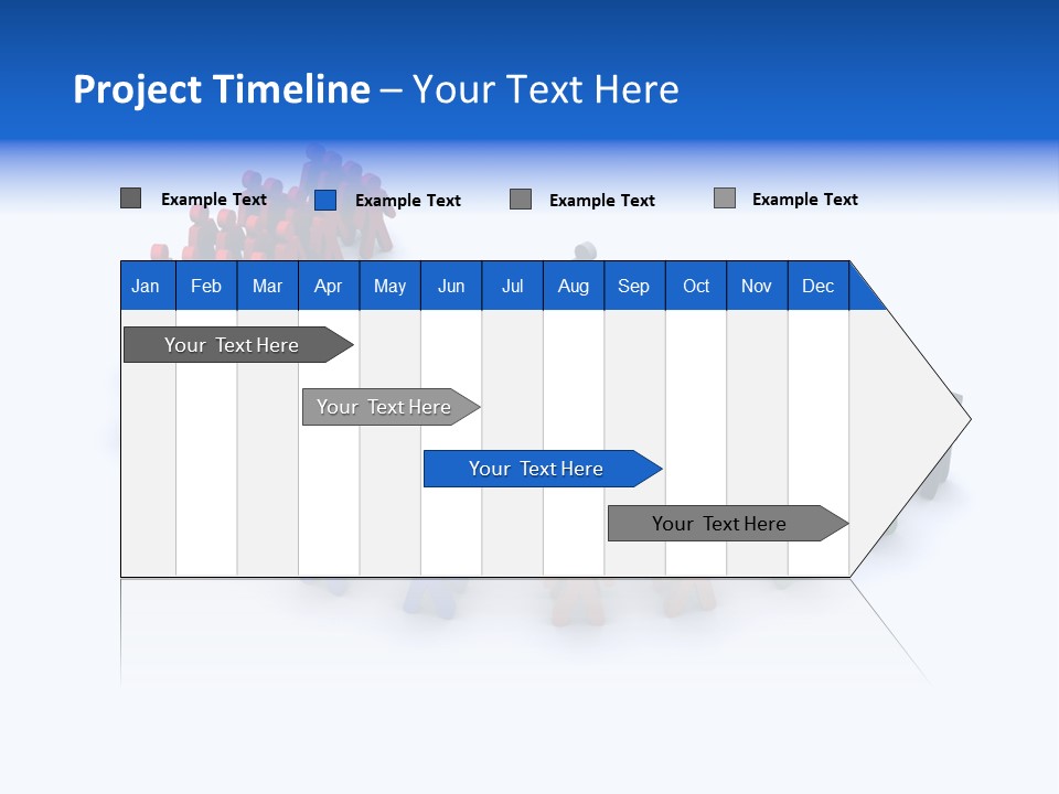 A Group Of People Standing In A Circle PowerPoint Template