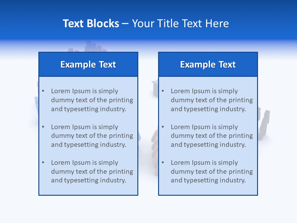 A Group Of People Standing In A Circle PowerPoint Template