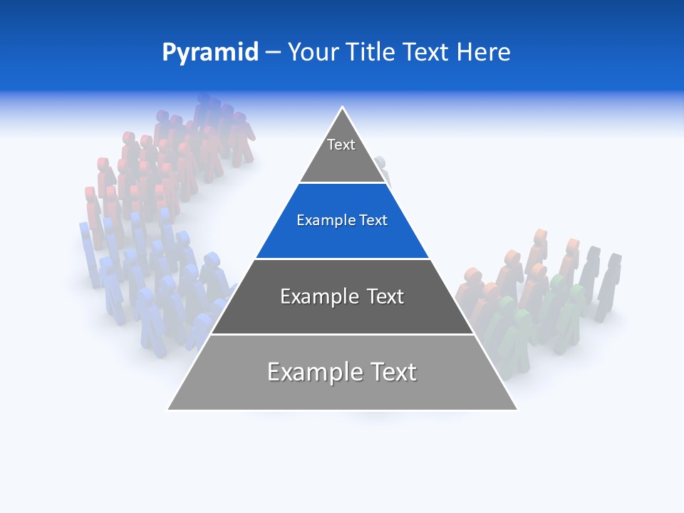A Group Of People Standing In A Circle PowerPoint Template