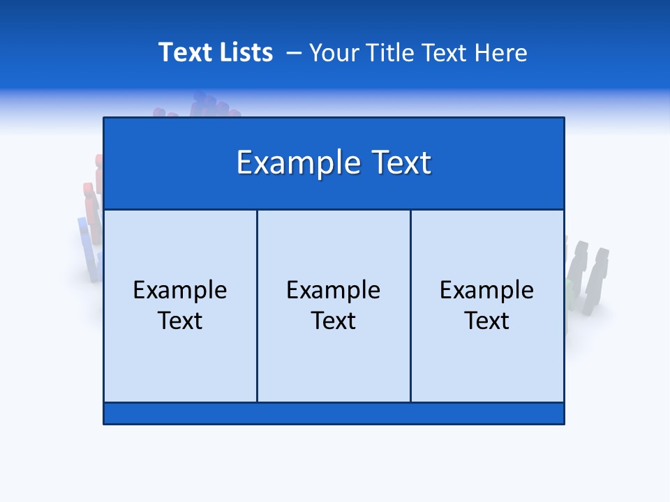 A Group Of People Standing In A Circle PowerPoint Template
