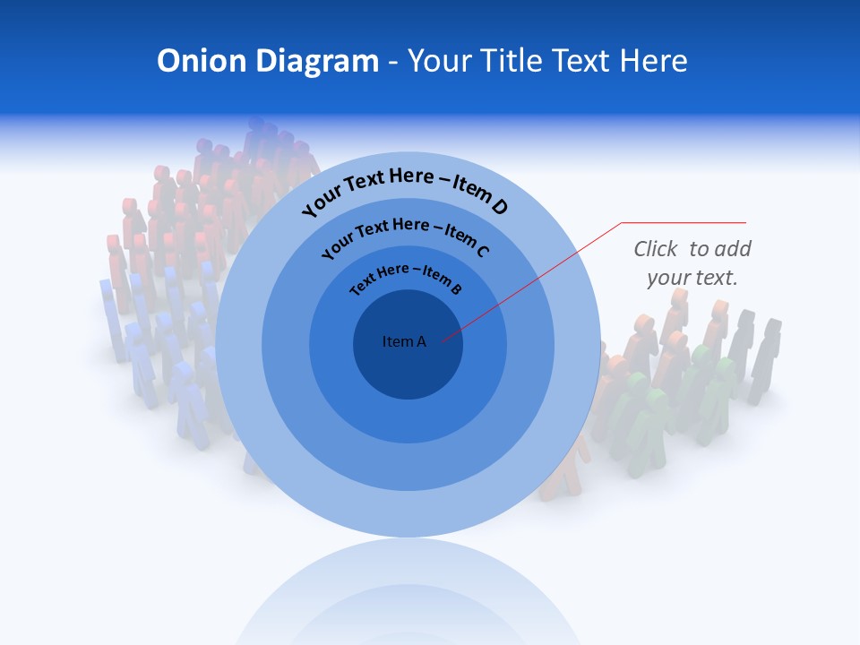 A Group Of People Standing In A Circle PowerPoint Template