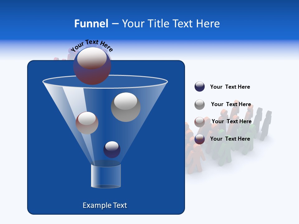 A Group Of People Standing In A Circle PowerPoint Template