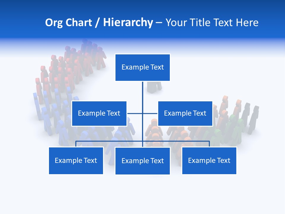A Group Of People Standing In A Circle PowerPoint Template