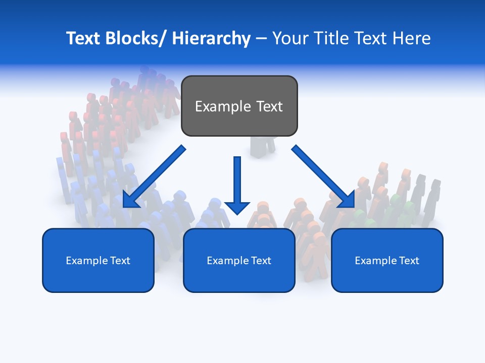 A Group Of People Standing In A Circle PowerPoint Template