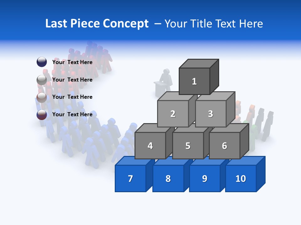 A Group Of People Standing In A Circle PowerPoint Template