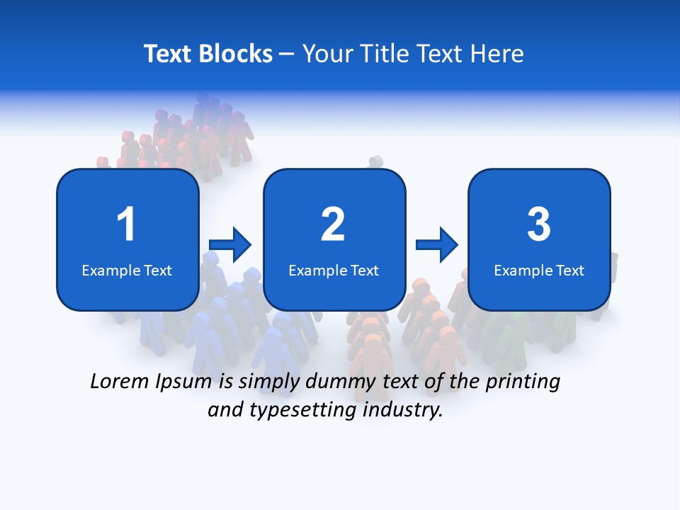 A Group Of People Standing In A Circle PowerPoint Template
